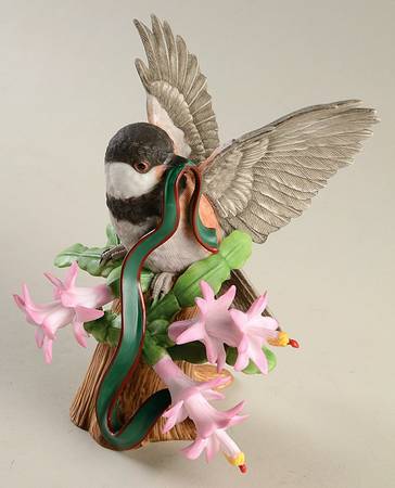 Christmas Birds Chestnut-Backed Chickadee - Boxed