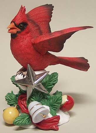 Christmas Birds Yuletide Cardinal-Ornaments - Boxed