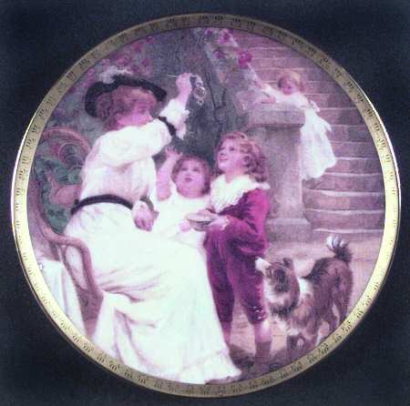 Lenox Mothers Day Plate Chasing Bubbles - No Box