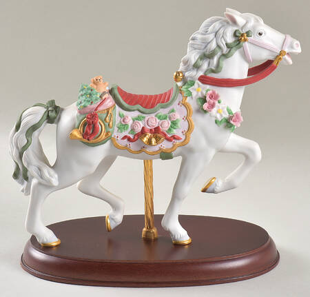 Christmas Carousel Animals 1992-Christmas Carousel Horse - No Box