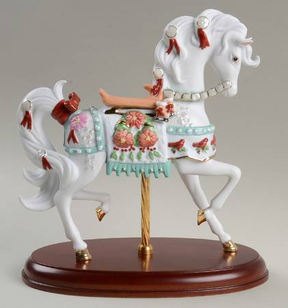 Christmas Carousel Animals 2005-Christmas Carousel Horse - No Box