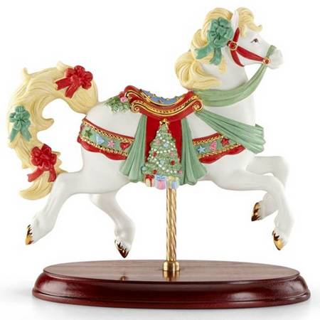 Christmas Carousel Animals 2015-Christmas Carousel Horse - Boxed