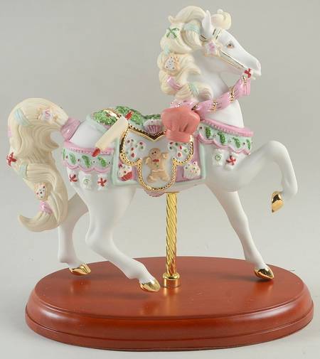 Christmas Carousel Animals 2017 Christmas Carousel Horse - Boxed