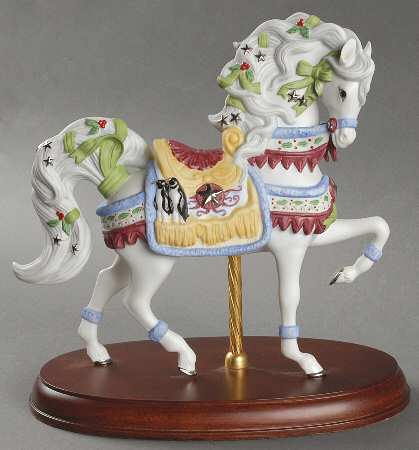 Christmas Carousel Animals 2000-Christmas Carousel Horse - No Box