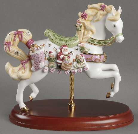 Christmas Carousel Animals 2006-Christmas Carousel Horse - Boxed