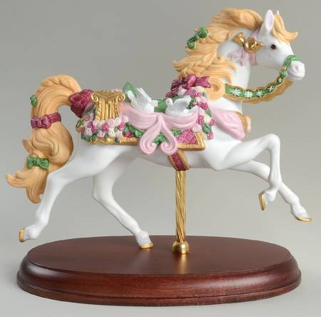 Christmas Carousel Animals 1996-Christmas Carousel Horse - No Box