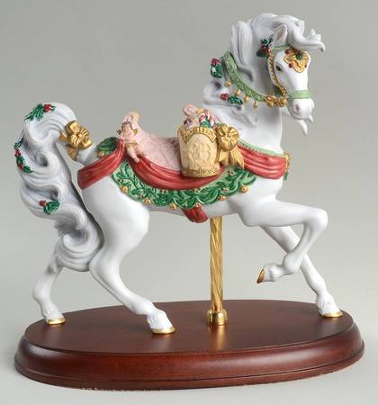 Christmas Carousel Animals 1994-Christmas Carousel Horse - No Box