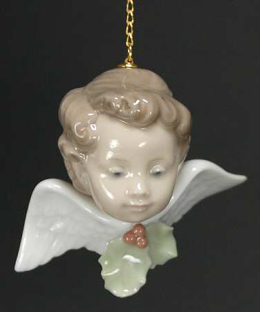 Seraph  Angels Ornaments Seraph With Holly - Boxed