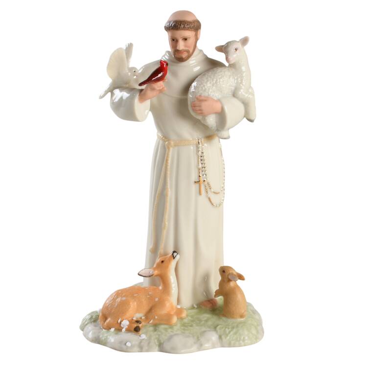 Inspirational Collection-Porcelain St Francis Of Assisi - No Box