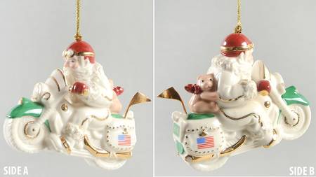 Classic Whimsical Santas Santa Cyclist - Boxed