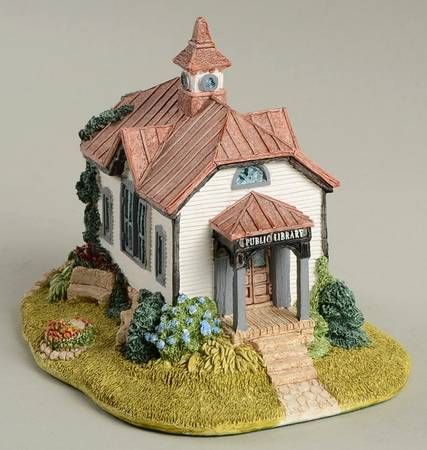 American Landmark Cottages Small Town Library - Boxed