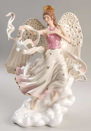 Millennium Angel Figurine Heaven's Messenger Of Peace - Boxed