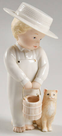 Barefoot Blessing Figurine Morning Chores - No Box