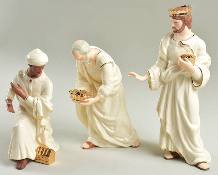 Classic Nativity Collection Three Kings- 3 Pc Set - Boxed