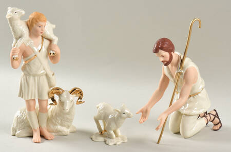 Classic Nativity Collection Shepherds Of Bethlehem-3 Pc Set - Boxed