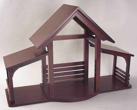 Classic Nativity Collection Wooden Creche-25 1/2" W X 9 1/2" D - Creche-Wooden Large