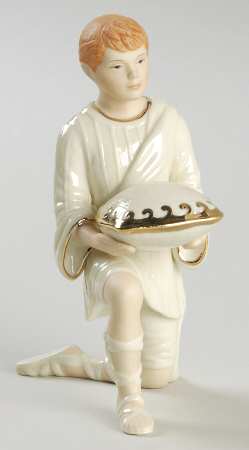 Classic Nativity Collection Boy Kneeling With Pillow - No Box