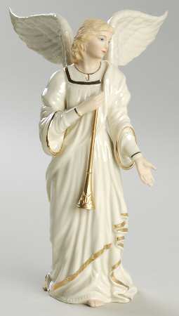 Classic Nativity Collection Angel With Horn - No Box