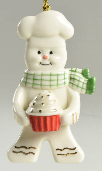 Annual Gingerbread Man Ornament Gingerbread With Cupcake - Boxed