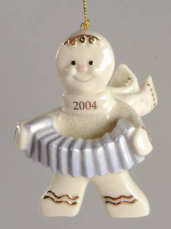Annual Gingerbread Man Ornament Merry Musician - Boxed