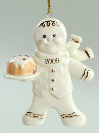 Annual Gingerbread Man Ornament Holiday Spice - Boxed
