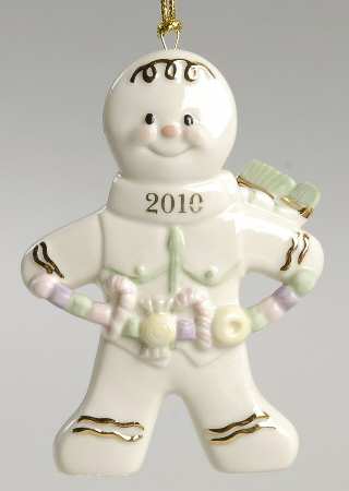 Annual Gingerbread Man Ornament Spicy And Sweet - Boxed