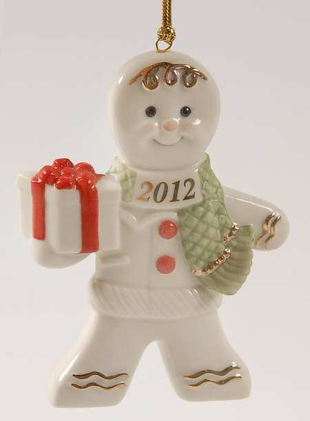 Annual Gingerbread Man Ornament Delicious Delivery - Boxed