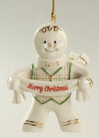 Annual Gingerbread Man Ornament Sweet Tidings - Boxed