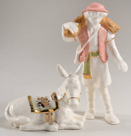 First Blessing-Nativity Boy With Donkey - With Box 53