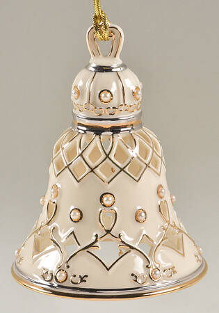 Florentine & Pearl Collection Bell Ornament - Boxed