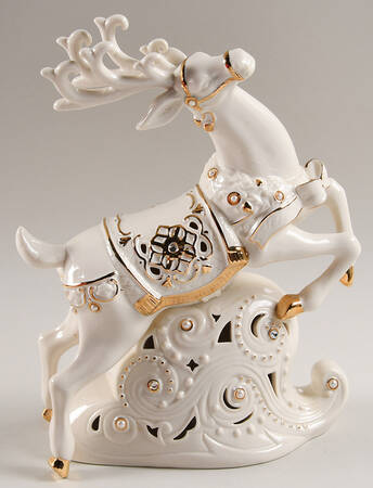 Florentine & Pearl Collection Lighted Reindeer - With Box 53
