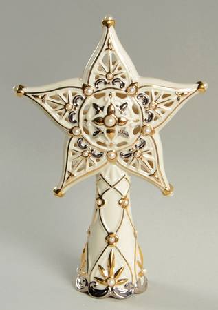 Florentine & Pearl Collection Star Tree Topper - Boxed