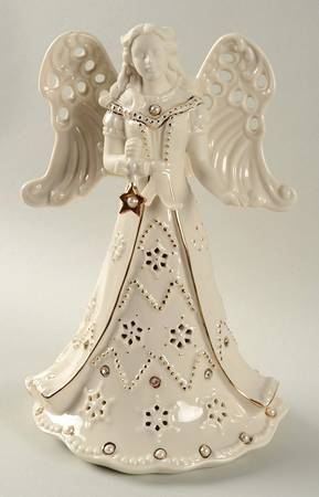 Florentine & Pearl Collection Angel With Star-Lighted - No Box