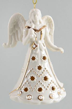 Florentine & Pearl Collection Angel Ornament - Boxed