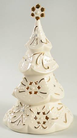 Florentine & Pearl Collection Lighted Tree Figurine - Boxed