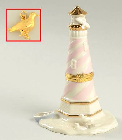 Lighthouse Treasure Box Collection The Light At Seagull Point-Seagull Charm - Boxed