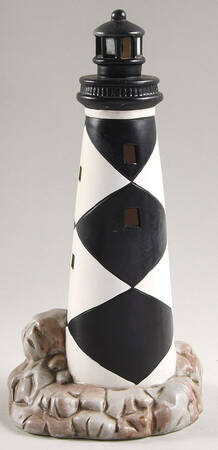Atlantic Region Lighthouse  Cape Lookout, Nc-On Rocks - Boxed