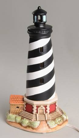 Atlantic Region Lighthouse  Cape Hatteras, Nc-With Small House - Boxed