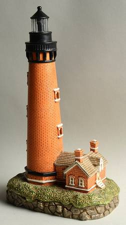 Atlantic Region Lighthouse  Currituck Beach, Nc-Deep Rock Base - Boxed