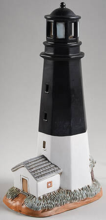 Southern Region Lightouses Tybee Island, Ga (Sixth Daymark) - With Box