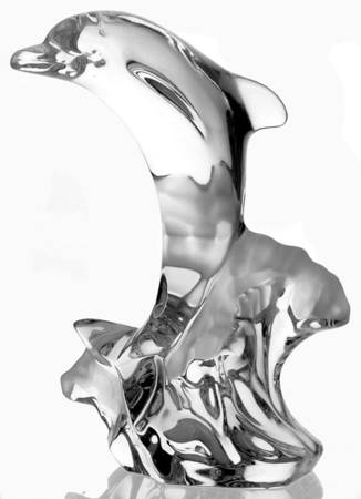 Crystal Animals Wave Dancer-Dolphin - No Box