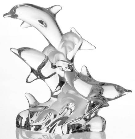 Crystal Animals Trio Of Brilliance-Dolphins - No Box