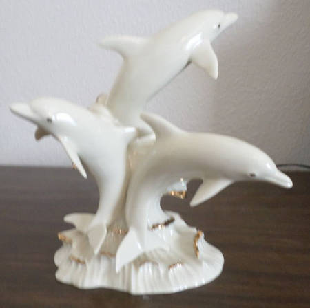 Classic Ivory Animals Dolphins Of Splendor - Boxed