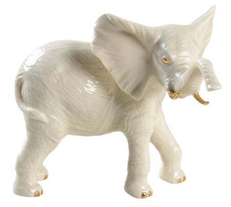 Classic Ivory Animals Elephant-Face Right - No Box 85a