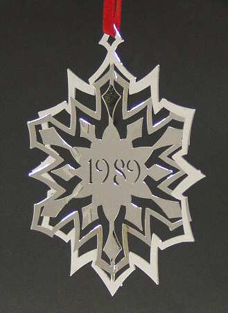 Pierced Snowflake-Silverplate Pierced Snowflake - With Box
