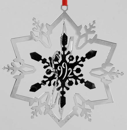 Pierced Snowflake-Silverplate Pierced Snowflake - Boxed