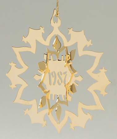 Pierced Snowflake-Goldplated Snowflake - Boxed