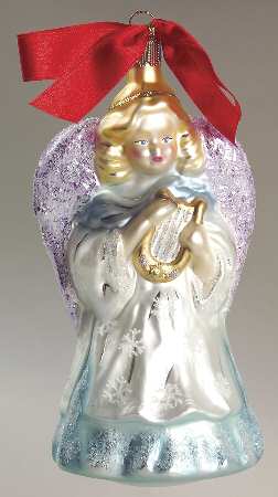 Yuletide Treasures Angel With Lyre - Boxed