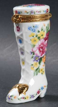 Lefton Hinged Boxes Boot-Bouquet - Boxed