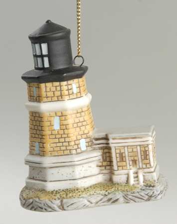 Porcelain Lighthouse Ornaments Split Rock, Mn - Boxed
